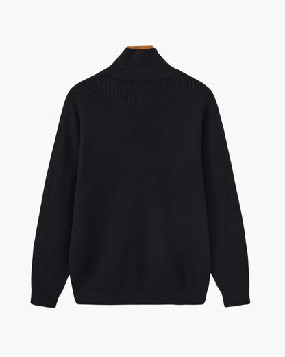 Refined Half-Zip Knit Pullover